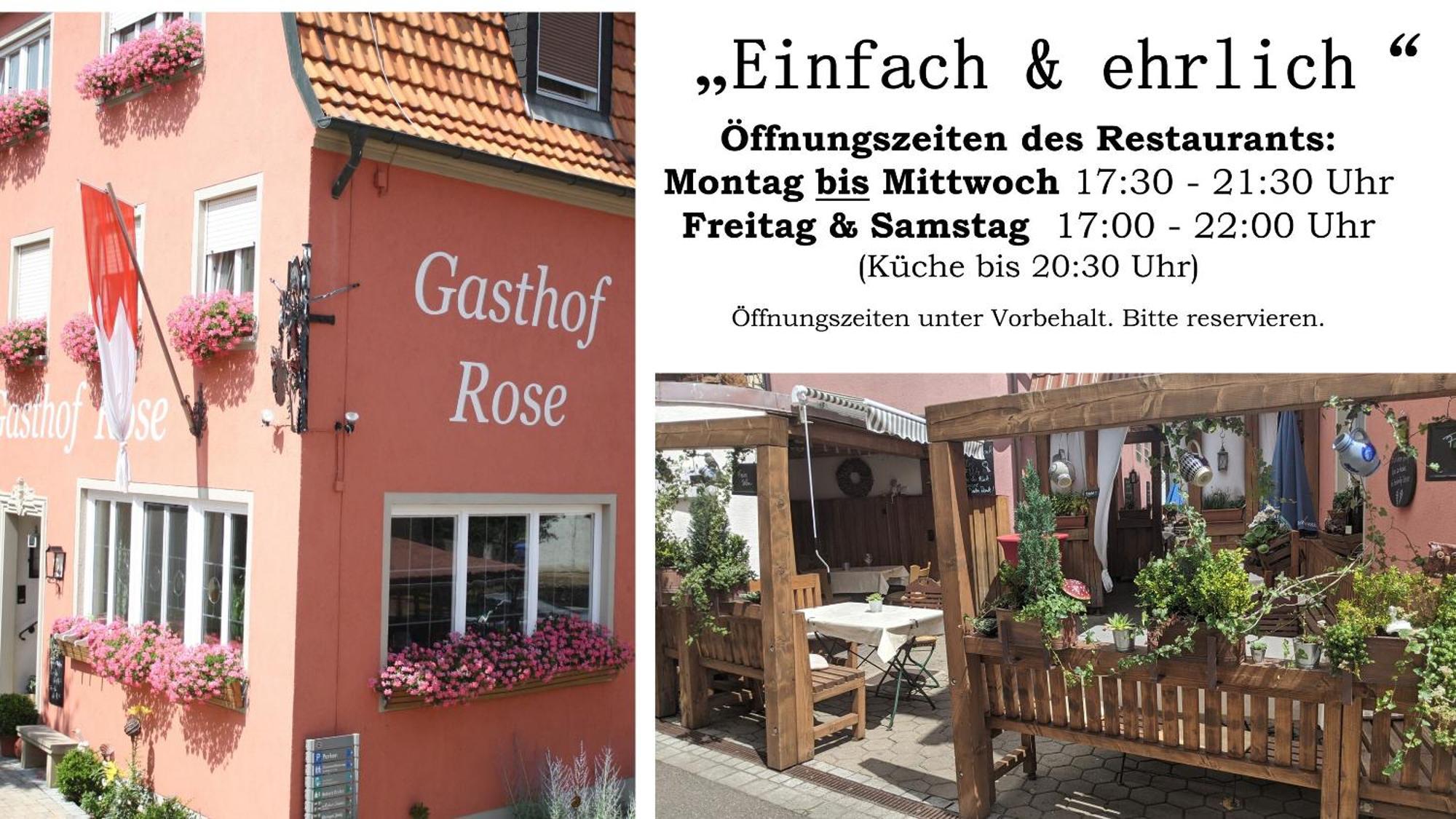 Gasthof Hotel Rose Obereisenheim Eksteriør billede